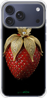 Силикон с усиленными углами чехол Клубника v3 для Apple iPhone 17 PRO - 5638sp-4030 изображение 