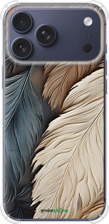 Силикон с усиленными углами чехол Листья в стиле бохо для Apple iPhone 17 PRO - 5643sp-4030 изображение 