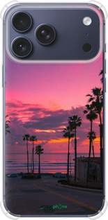 Силикон с усиленными углами чехол Пальмы для Apple iPhone 17 PRO - 5873sp-4030 изображение 