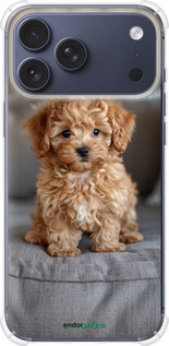 Силикон с усиленными углами чехол Mini-maltipoo для Apple iPhone 17 PRO - 6158sp-4030 изображение 