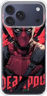Силикон с усиленными углами чехол Дедпул для Apple iPhone 17 PRO - 6293sp-4030 изображение 