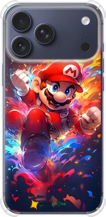 Силикон с усиленными углами чехол Супер Марио для Apple iPhone 17 PRO - 6342sp-4030 изображение 