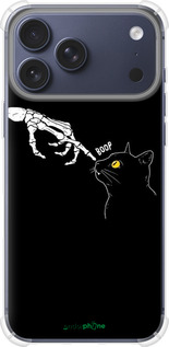 Силикон с усиленными углами чехол Кошка для Apple iPhone 17 PRO - 6505sp-4030 изображение 