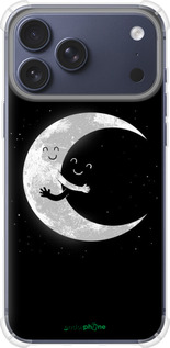Силикон с усиленными углами чехол Лунные объятия для Apple iPhone 17 PRO - 6508sp-4030 изображение 