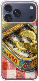 Силикон с усиленными углами чехол Vintage Sardine Tin Phone для Apple iPhone 17 PRO - 6772sp-4030 изображение 