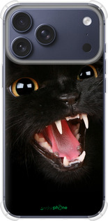 Силикон с усиленными углами чехол Чёрная кошка для Apple iPhone 17 PRO - 932sp-4030 изображение 