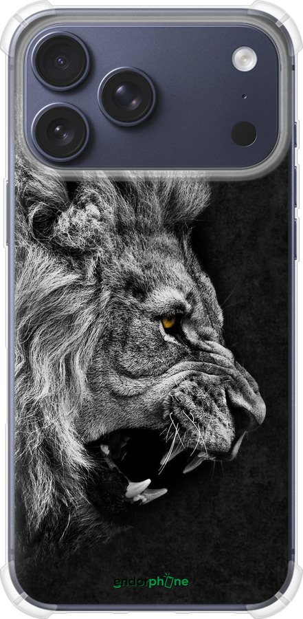 Силикон с усиленными углами чехол Лев для Apple iPhone 17 PRO - 1080sp-4030 изображение 