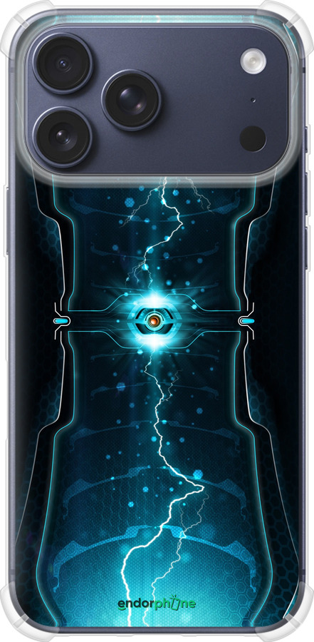 Силикон с усиленными углами чехол Молнии в цилиндре для Apple iPhone 17 PRO - 120sp-4030 изображение 