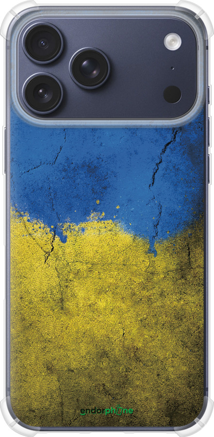 Силикон с усиленными углами чехол Флаг Украины 2 для Apple iPhone 17 PRO - 401sp-4030 изображение 