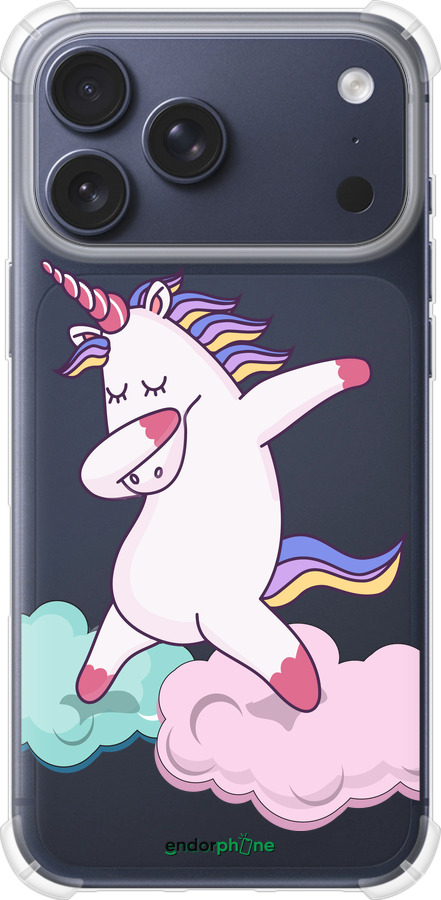 Силикон с усиленными углами чехол Единорог для Apple iPhone 17 PRO - 4702sp-4030 изображение 