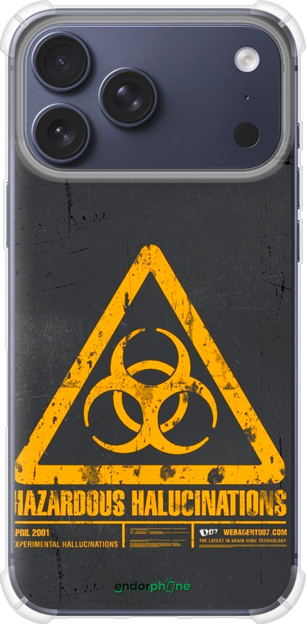Силикон с усиленными углами чехол biohazard 28 для Apple iPhone 17 PRO - 4846sp-4030 изображение 