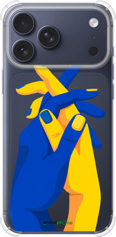 Силикон с усиленными углами чехол Stand With Ukraine для Apple iPhone 17 PRO - 5255sp-4030 изображение 