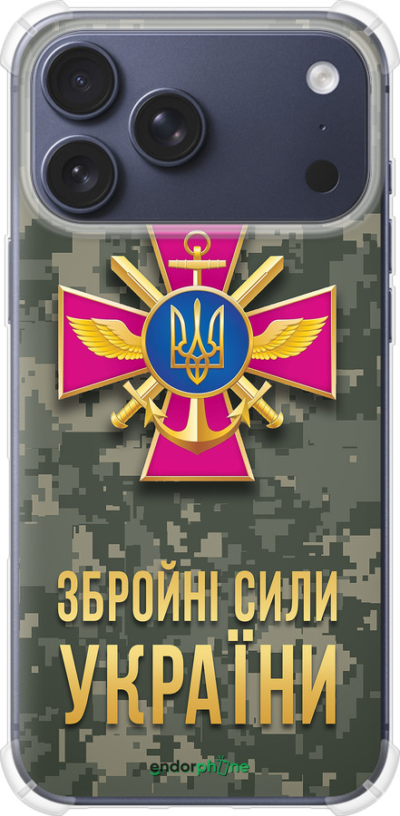 Силикон с усиленными углами чехол ЗСУ для Apple iPhone 17 PRO - 5269sp-4030 изображение 