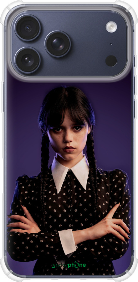 Силикон с усиленными углами чехол Wednesday v3 для Apple iPhone 17 PRO - 5517sp-4030 изображение 