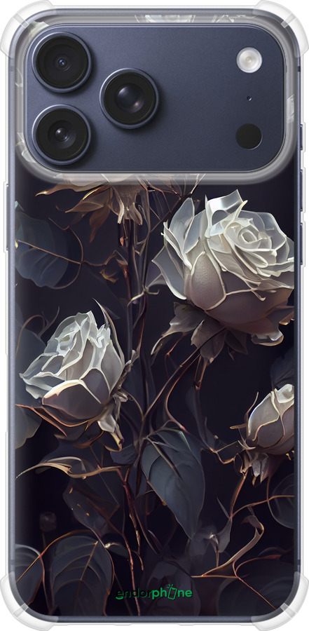 Силикон с усиленными углами чехол Розы 2 для Apple iPhone 17 PRO - 5550sp-4030 изображение 