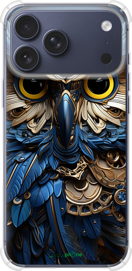 Силикон с усиленными углами чехол Сова v2 для Apple iPhone 17 PRO - 5649sp-4030 изображение 