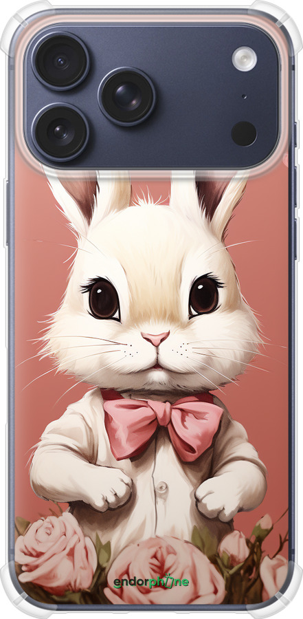 Силикон с усиленными углами чехол Зайчик для Apple iPhone 17 PRO - 5669sp-4030 изображение 