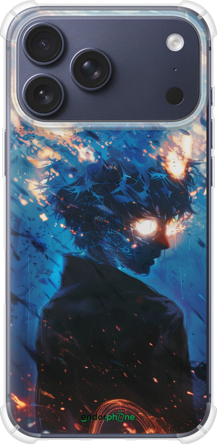 Силикон с усиленными углами чехол Сатору Годжо для Apple iPhone 17 PRO - 6129sp-4030 изображение 