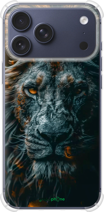 Силикон с усиленными углами чехол Лев в сумерках для Apple iPhone 17 PRO - 6154sp-4030 изображение 