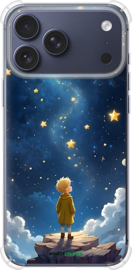 Силикон с усиленными углами чехол Маленький принц для Apple iPhone 17 PRO - 6326sp-4030 изображение 
