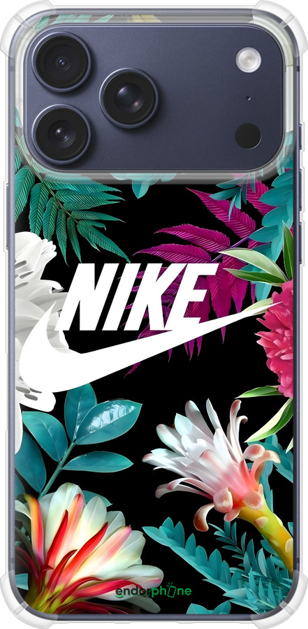 Силикон с усиленными углами чехол Nike для Apple iPhone 17 PRO - 6378sp-4030 изображение 