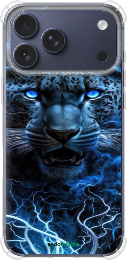Силикон с усиленными углами чехол Ледяной леопард для Apple iPhone 17 PRO - 6460sp-4030 изображение 