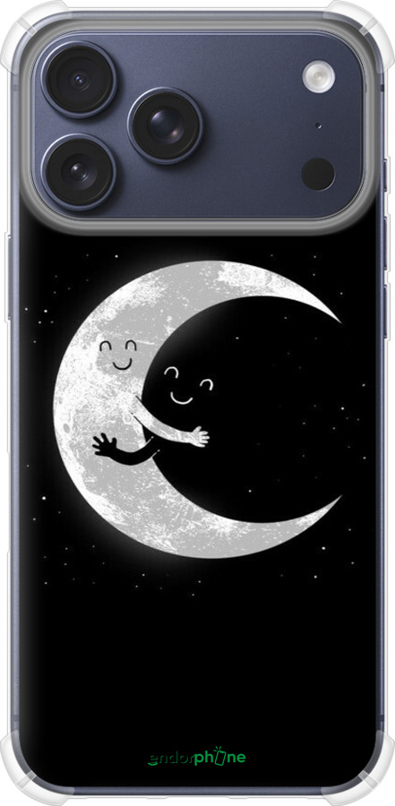 Силикон с усиленными углами чехол Лунные объятия для Apple iPhone 17 PRO - 6508sp-4030 изображение 