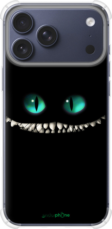 Силикон с усиленными углами чехол Чеширский кот для Apple iPhone 17 PRO - 689sp-4030 изображение 