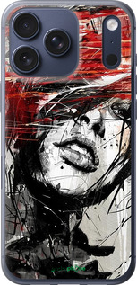 Силиконовый чехол Лицо девушки для Apple iPhone 17 PRO - 1162u-4030 изображение 