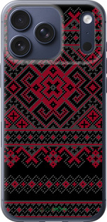 Силіконовий чехол Вишиванка 52 для Apple iPhone 17 PRO - 1763u-4030 изображение 