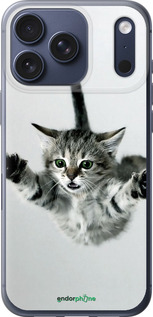 Силиконовый чехол Летящий котёнок для Apple iPhone 17 PRO - 2322u-4030 изображение 