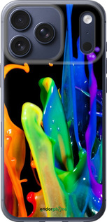 Силіконовий чехол Бризки фарби для Apple iPhone 17 PRO - 3957u-4030 изображение 