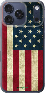 Силиконовый чехол Флаг США для Apple iPhone 17 PRO - 395u-4030 изображение 