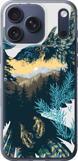 Силиконовый чехол Арт-орел на фоне природы для Apple iPhone 17 PRO - 3983u-4030 изображение 