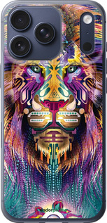 Силиконовый чехол Люминесцентный лев для Apple iPhone 17 PRO - 4037u-4030 изображение 