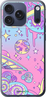 Силиконовый чехол Розовая галактика для Apple iPhone 17 PRO - 4146u-4030 изображение 