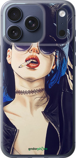 Силиконовый чехол Девушка на стиле для Apple iPhone 17 PRO - 4151u-4030 изображение 