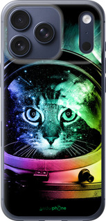 Силіконовий чехол Кіт-астронавт для Apple iPhone 17 PRO - 4154u-4030 изображение 