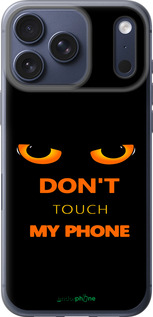 Силиконовый чехол Don't touch the phone для Apple iPhone 17 PRO - 4261u-4030 изображение 