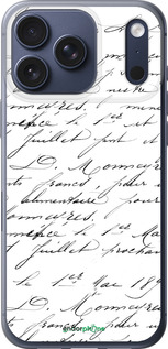 Силиконовый чехол Прописной шрифт для Apple iPhone 17 PRO - 4475u-4030 изображение 