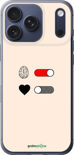 Силиконовый чехол Любовь и ум для Apple iPhone 17 PRO - 4553u-4030 изображение 