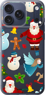 Силиконовый чехол Новогодний 1 для Apple iPhone 17 PRO - 4614u-4030 изображение 