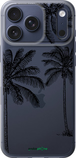 Силиконовый чехол Пальмы1 для Apple iPhone 17 PRO - 4634u-4030 изображение 