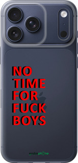 Силиконовый чехол Нет времени для Apple iPhone 17 PRO - 4635u-4030 изображение 