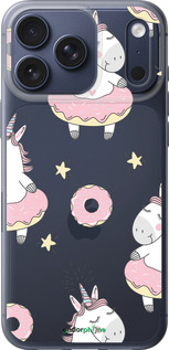 Силиконовый чехол Единорожки для Apple iPhone 17 PRO - 4659u-4030 изображение 