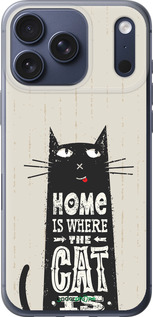 Силіконовий чехол Кіт для Apple iPhone 17 PRO - 4671u-4030 изображение 