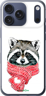 Силиконовый чехол Енот в шарфе для Apple iPhone 17 PRO - 4688u-4030 изображение 