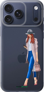 Силіконовий чехол Дівчинка 1 для Apple iPhone 17 PRO - 4751u-4030 изображение 