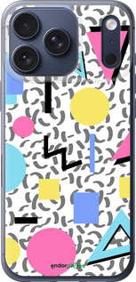 Силиконовый чехол Color shapes для Apple iPhone 17 PRO - 4893u-4030 изображение 