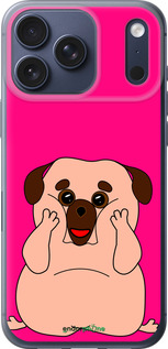 Силиконовый чехол Весёлый мопс для Apple iPhone 17 PRO - 4908u-4030 изображение 